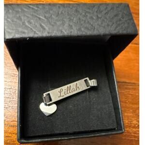 Stainless Steel Personalized Name Identification Bracelet Engraved with LILLAH